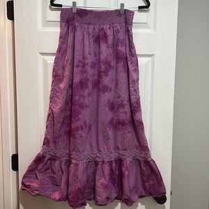 Vintage Delia’s Purple Boho Maxi Skirt L